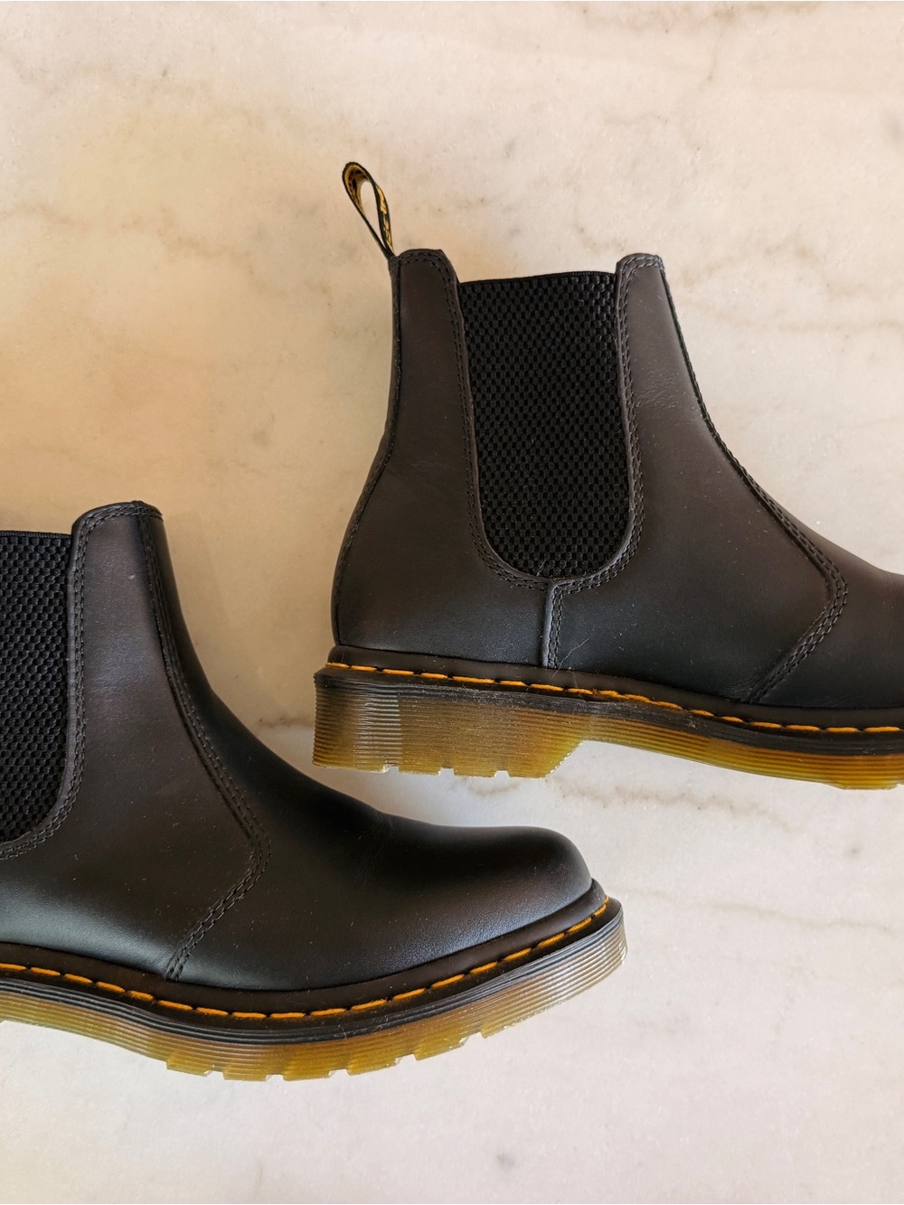 Dr. Martens Womens Black Leather Chelsea Boots - Picture 2 of 7